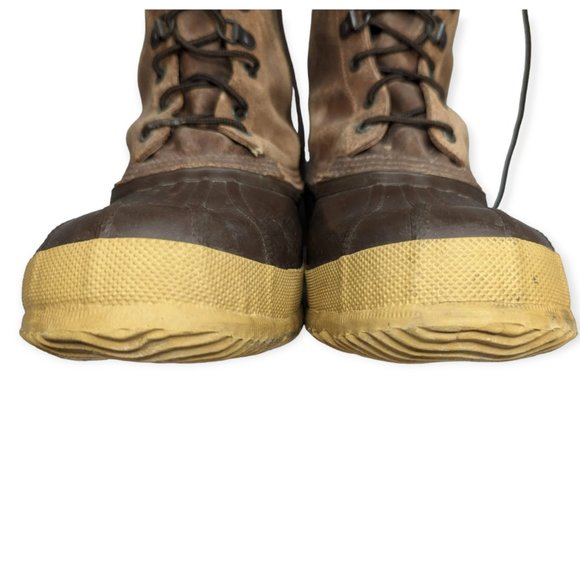 Sorrel x Eddie Bauer Leather Duck Boots Women's Size 11.5 - Picture 12 of 12